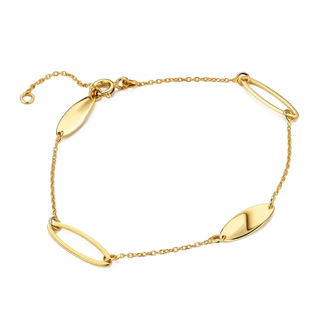 Miore Bracelet Bracciale in Oro Giallo 9Kt 375