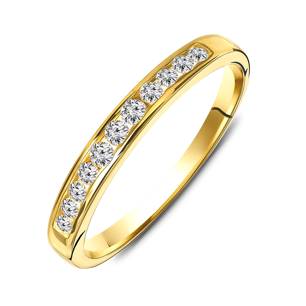 Miore Ring Anello Oro Giallo 14KT 585