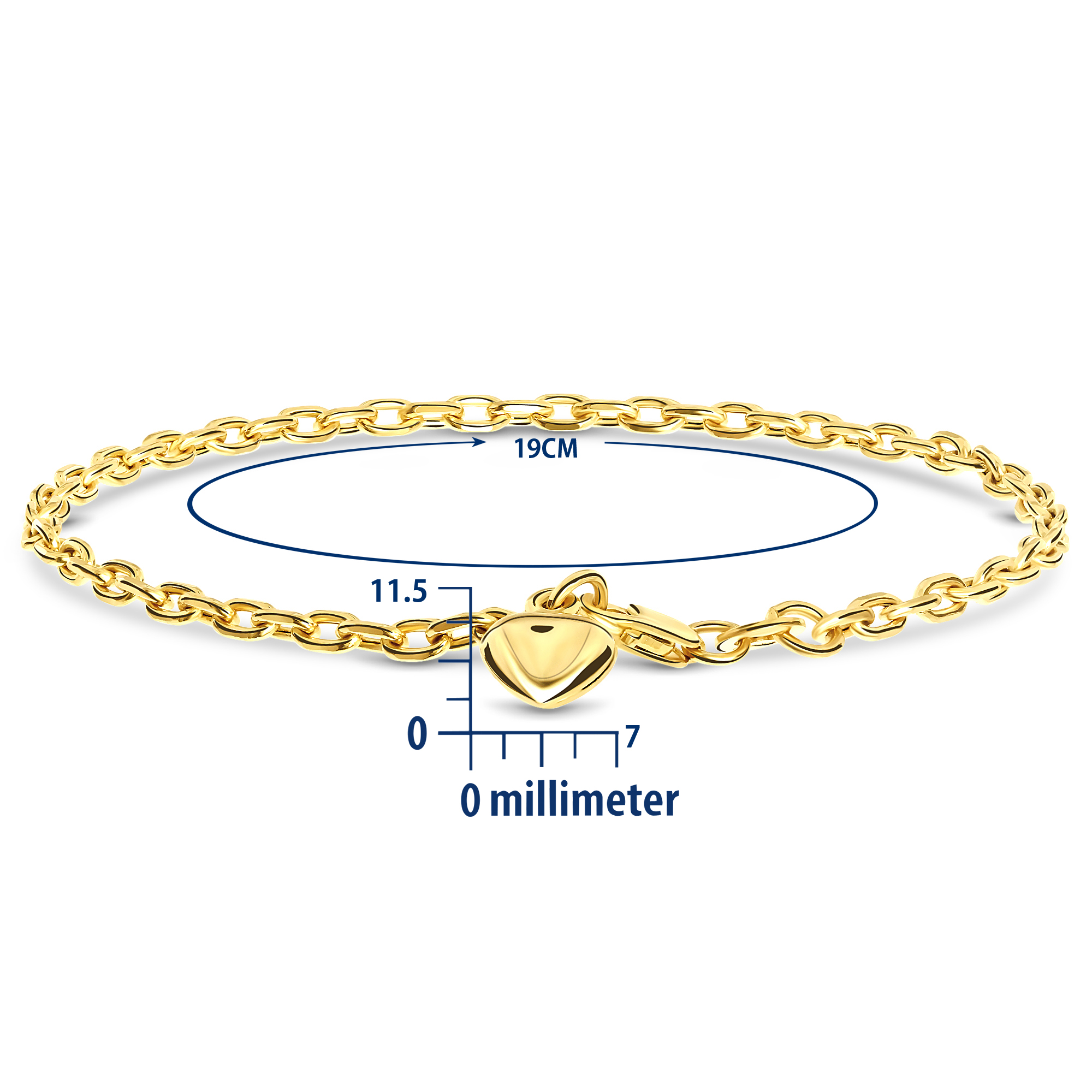 Miore Bracciale Oro Giallo 14KT 585