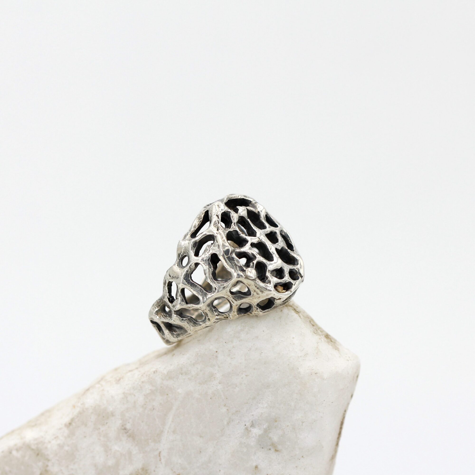Anna Gioielli Collezione Marte Anello fascia uomo argento