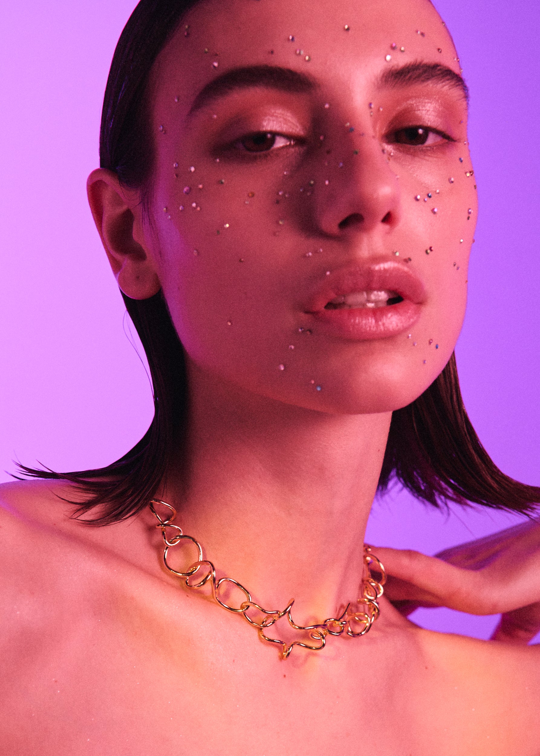 Voodoo Jewels Bold Shapes Morelia collana oro bronzo donna