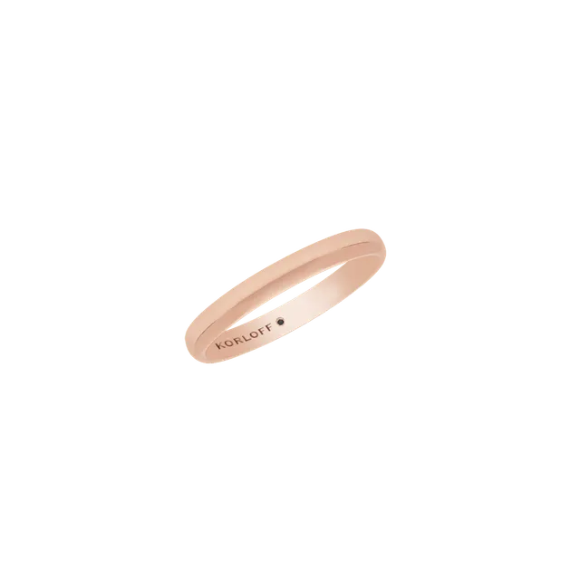 Korloff Harmonie JL-JBA03 fede oro rosa 3mm