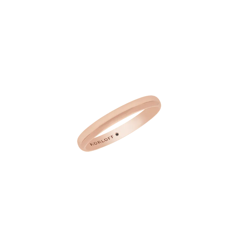 Korloff Harmonie JL-JBA03 fede oro rosa 3mm