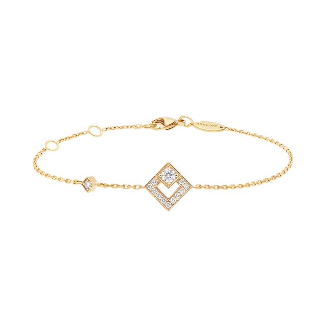Korloff Eclat JL-JEB01-YG/D bracciale oro giallo diamanti