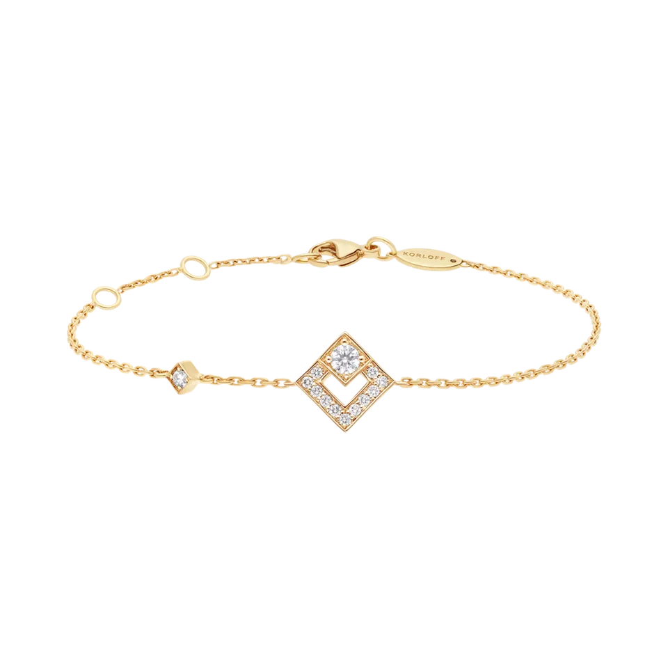 Korloff Eclat JL-JEB01-YG/D bracciale oro giallo diamanti