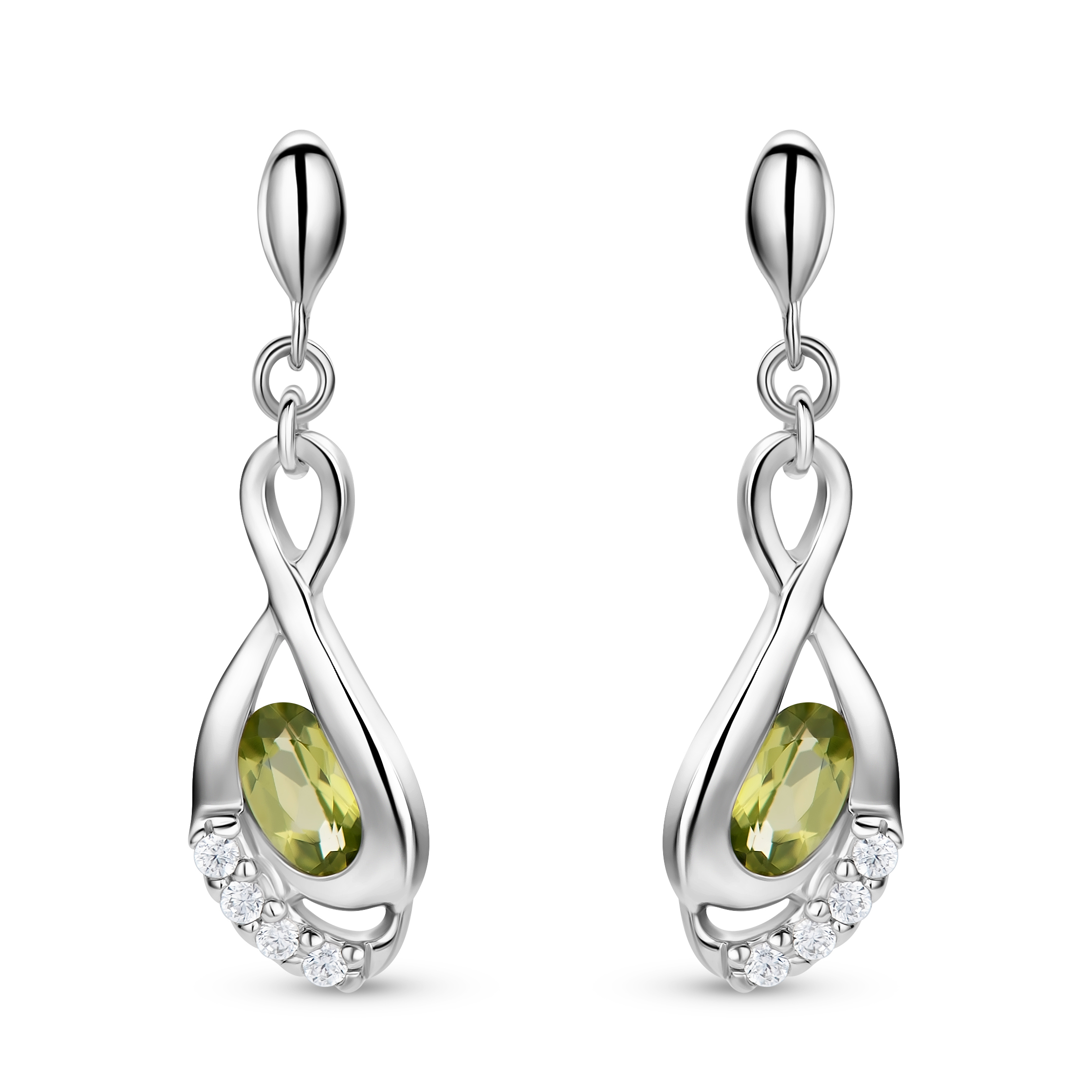 Miore Earrings orecchini argento 925 peridoto