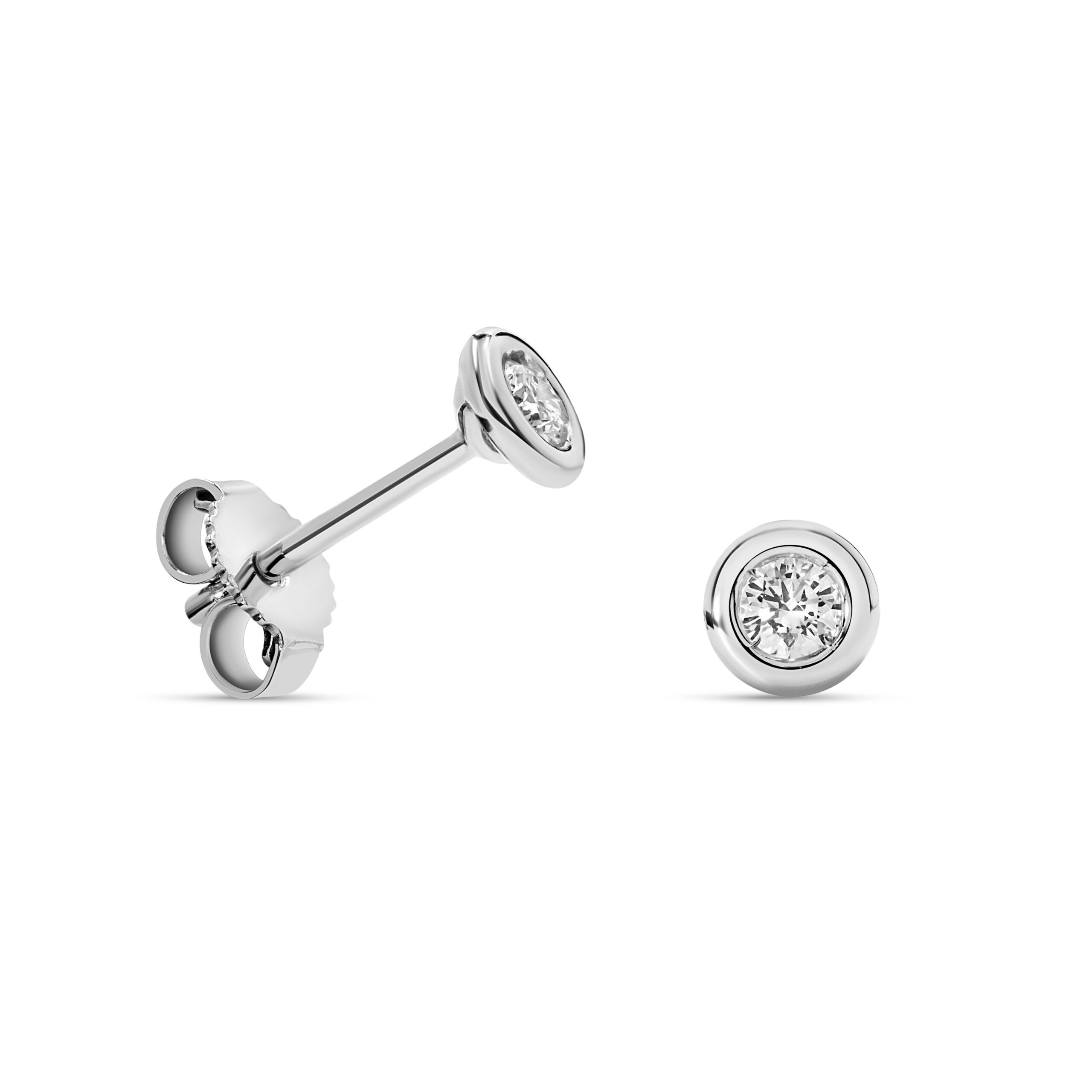 Miore Earrings Orecchini Oro Bianco 14KT 585