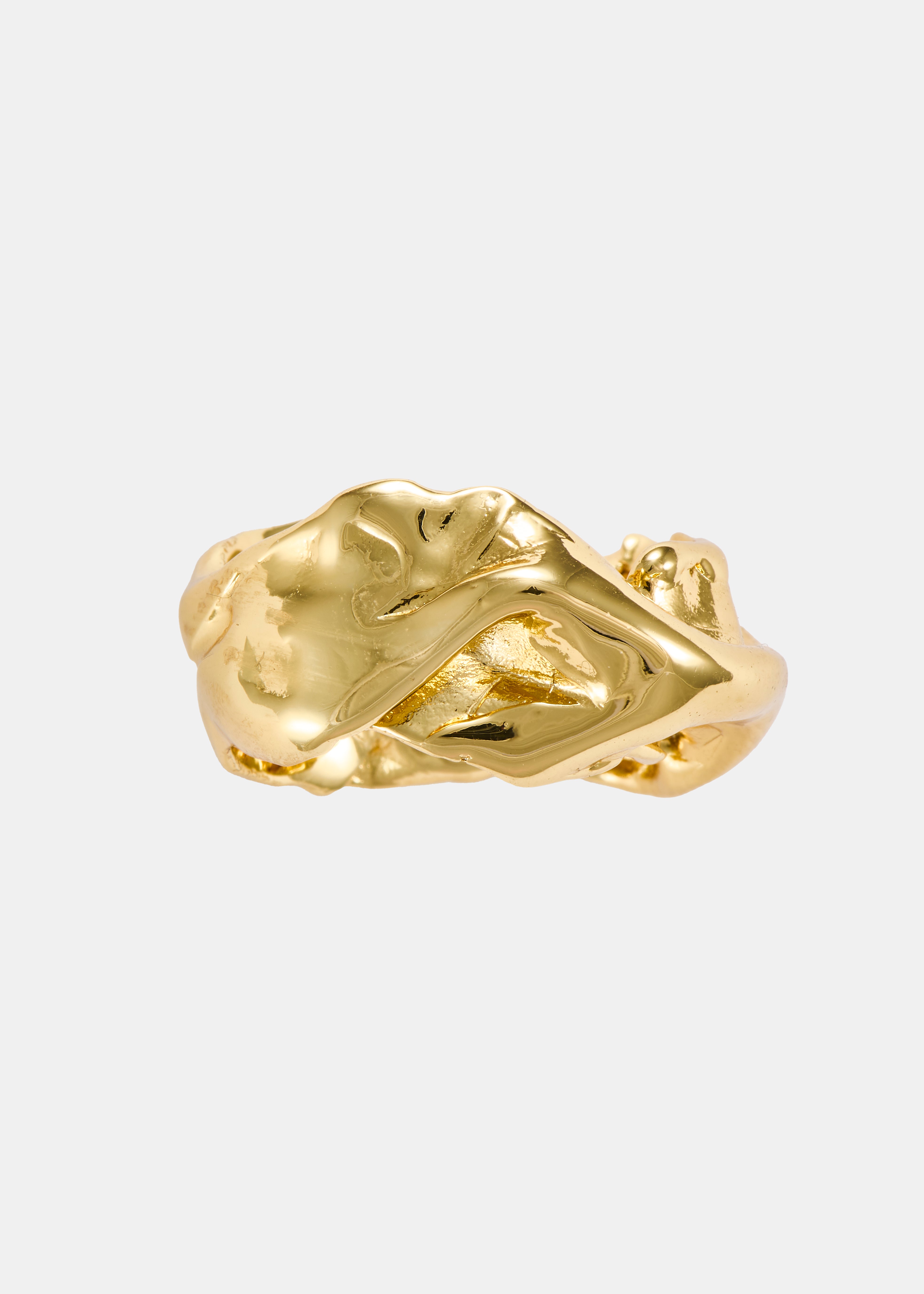 Voodoo Jewels Bold Shapes Kyoko Ring anello bronzo dorato