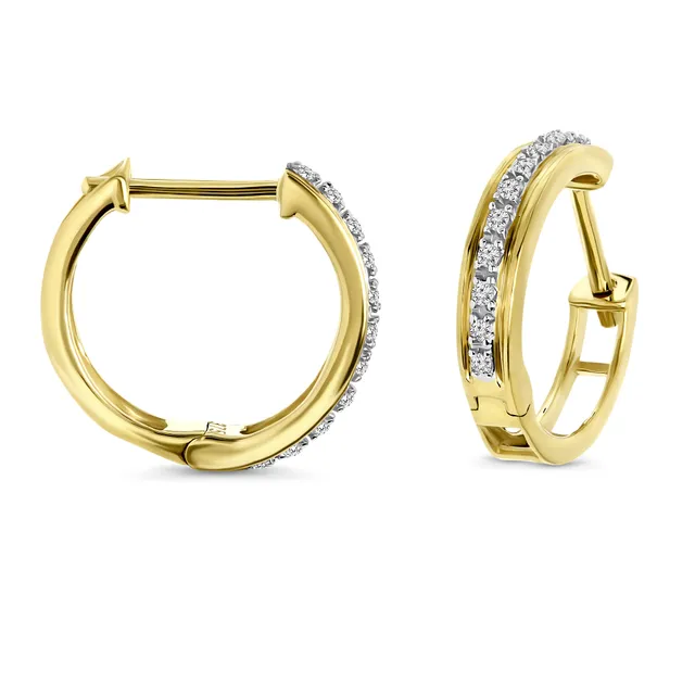 Miore Orecchini Oro Giallo 9Kt Lobo