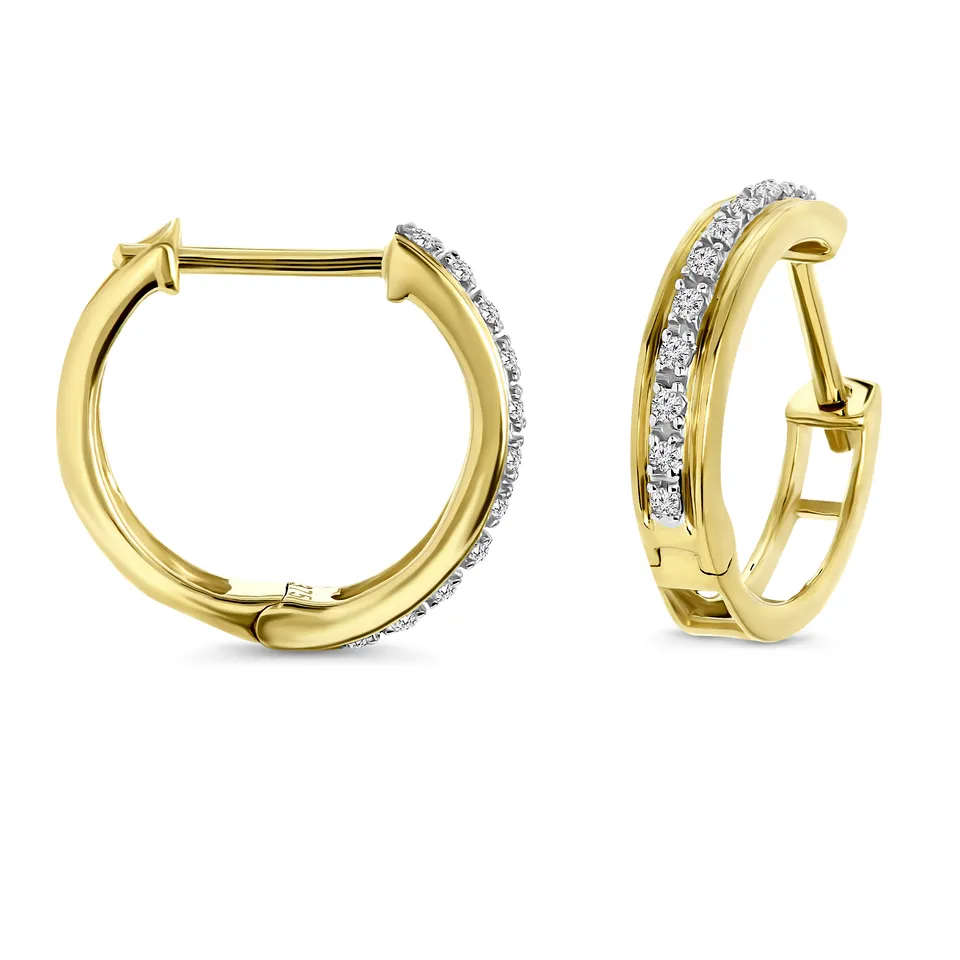 Miore Orecchini Oro Giallo 9Kt Lobo
