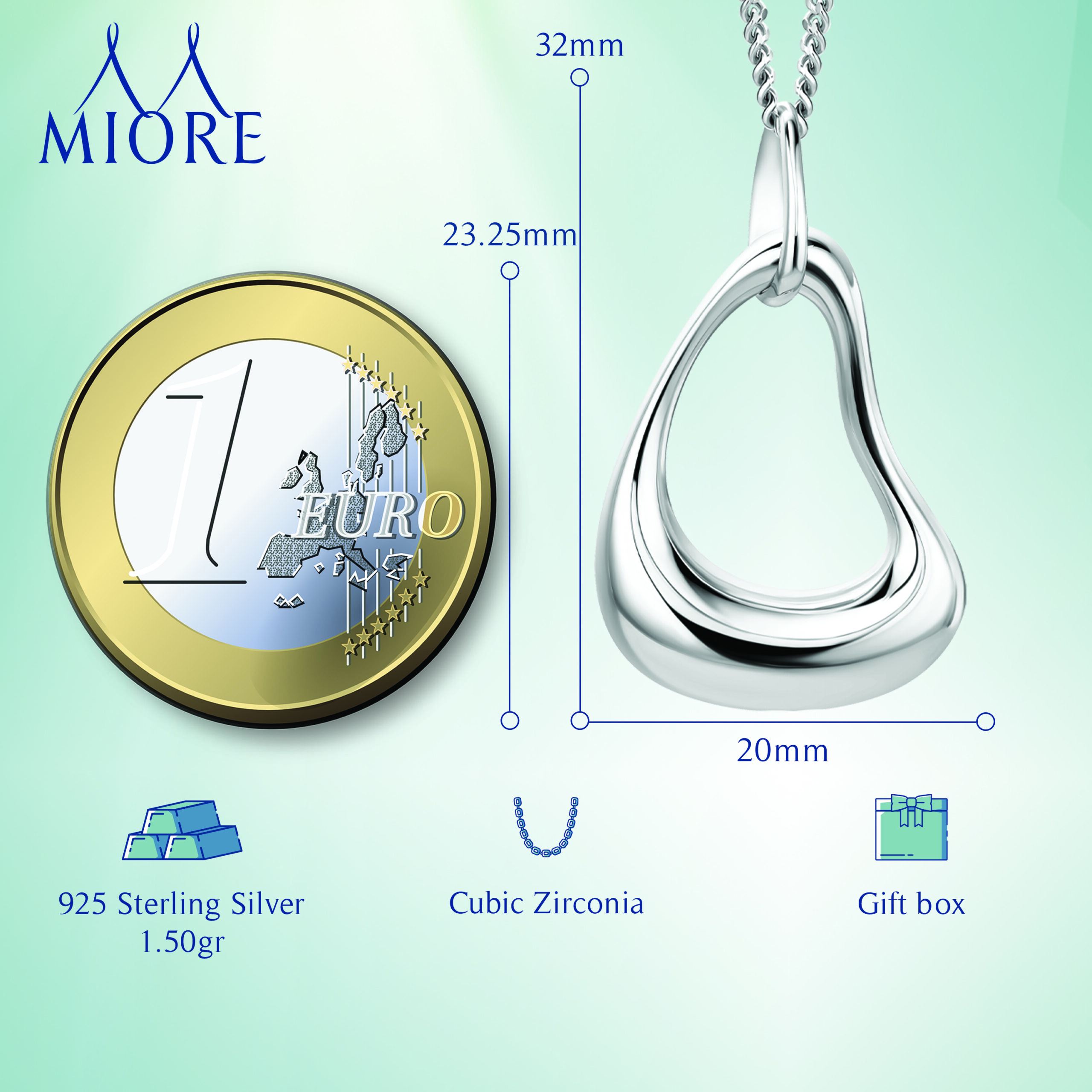 Miore Necklace Collana Argento 925 Donna