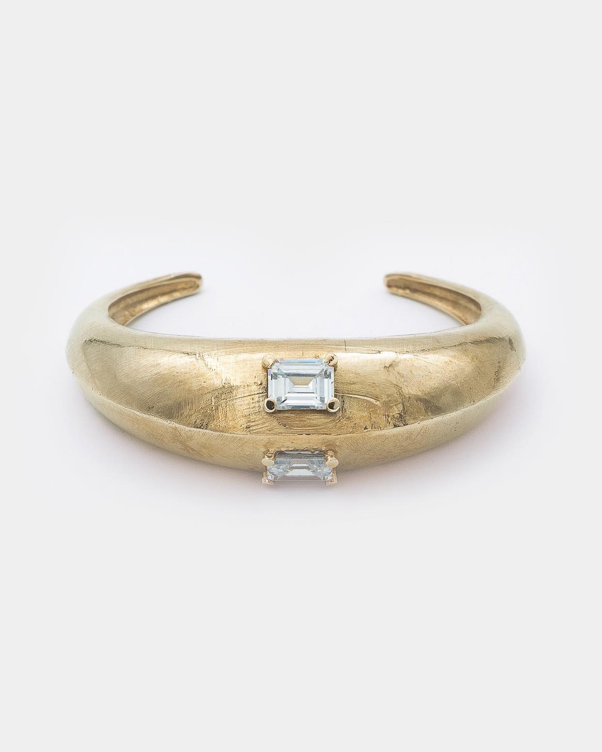 Voodoo Jewels Bold Shapes Ananke Cuff bracciale taglia M zirconi