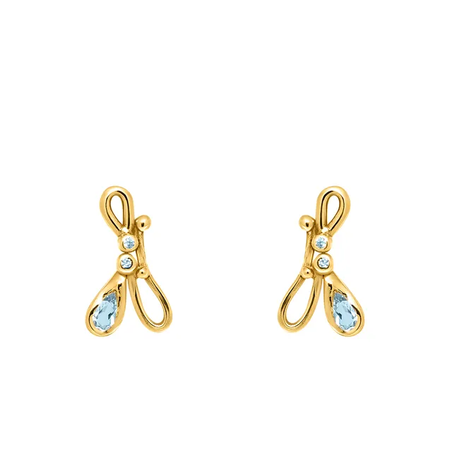 Giulia Iosco Aurora Borealis Knot orecchini nodo