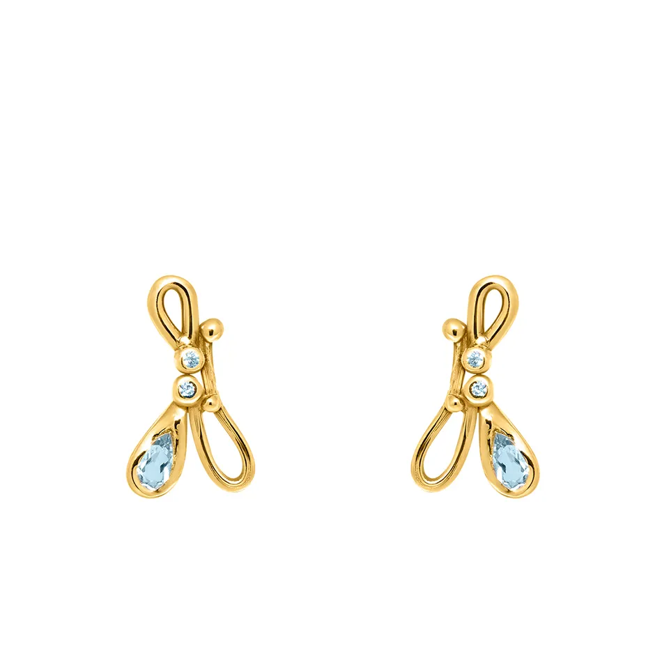 Giulia Iosco Aurora Borealis Knot orecchini nodo