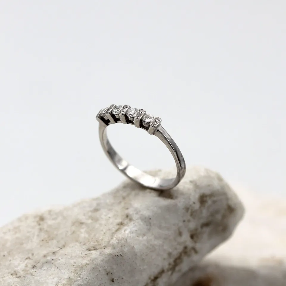 Anna Gioielli Gioielli Classici Anello Traversine Oro Diamanti