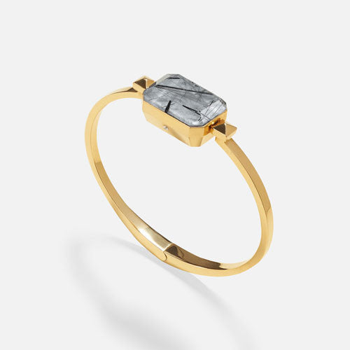 Ringly Luxe Backstage bracciale quarzo oro giallo