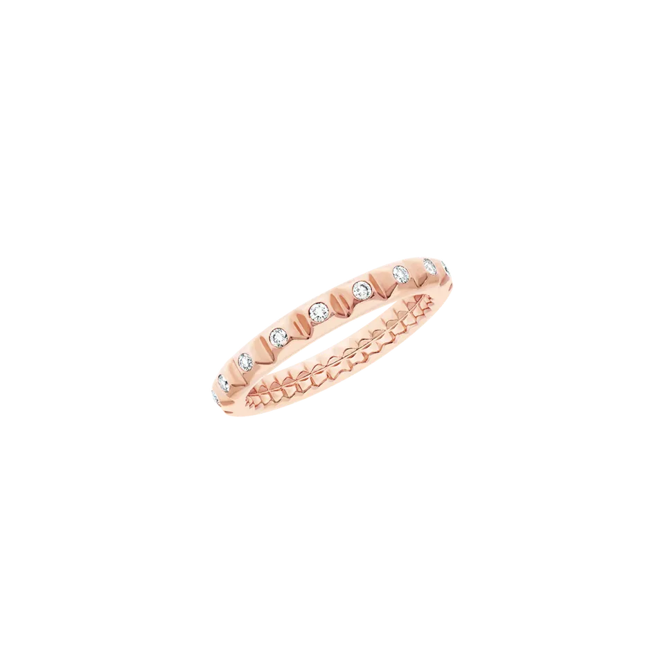 Korloff Korlove JKVR03 anello cuore oro rosa diamanti