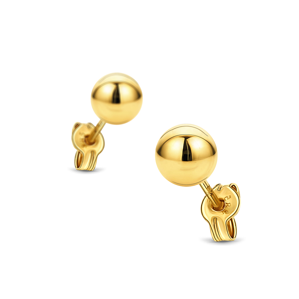 Miore Orecchini Oro Giallo 14Kt 585