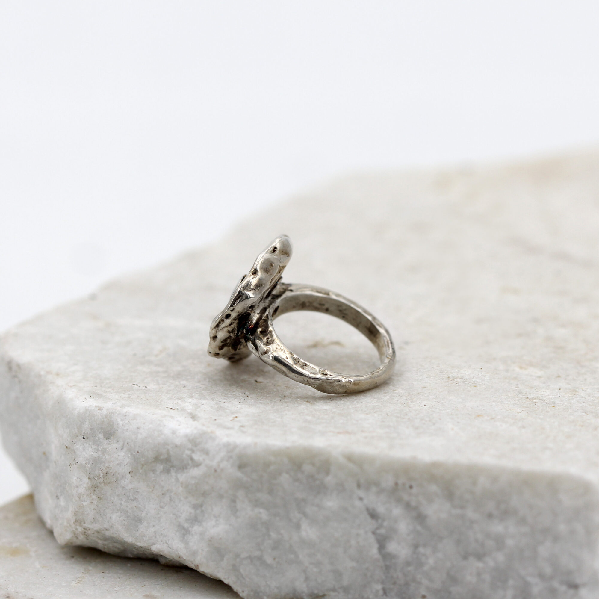Anna Gioielli Winter Flower anello argento iolite 17mm