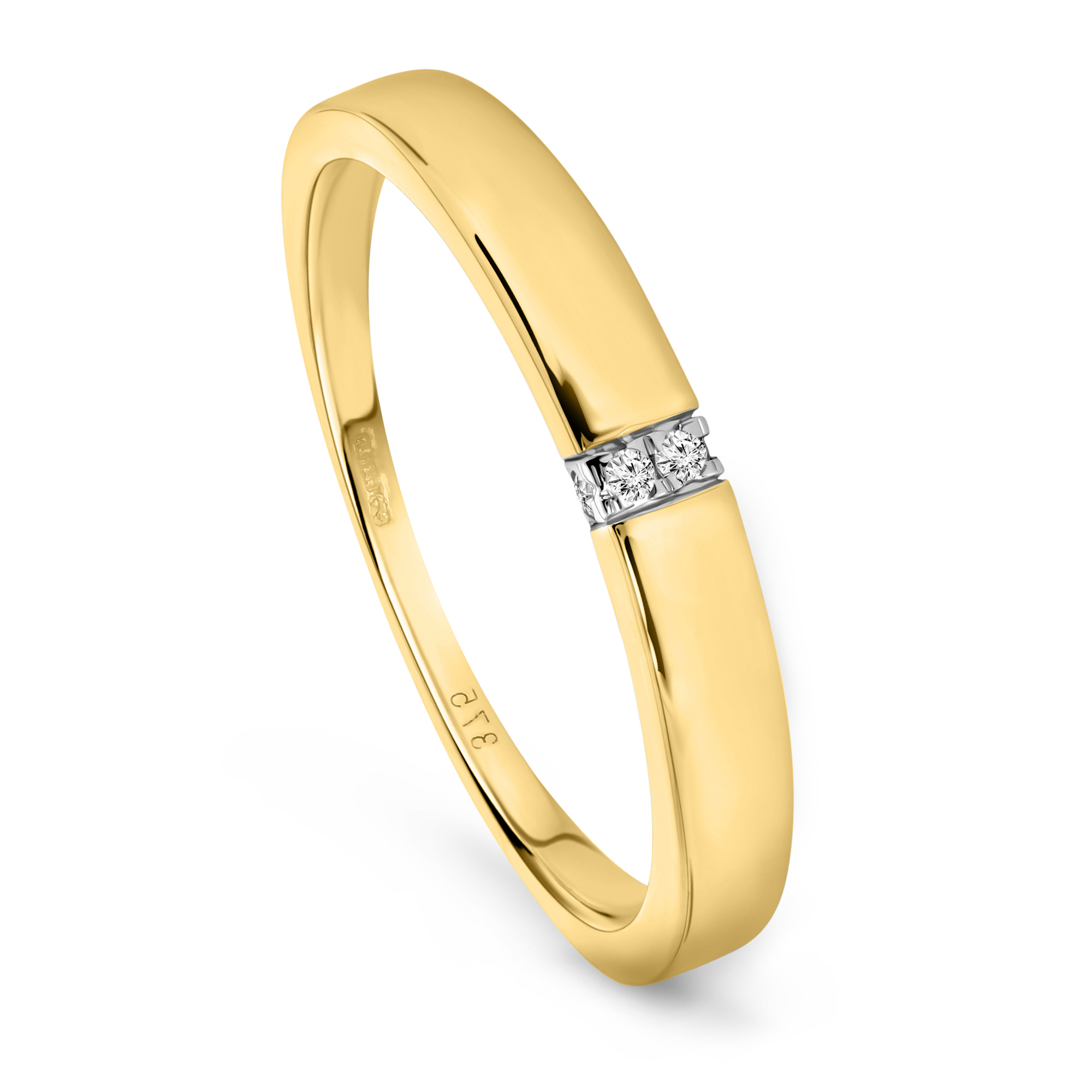 MIORE Anello oro giallo 9 kt senza pietre