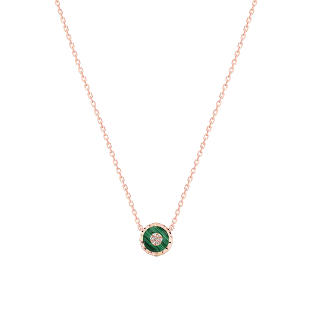 Korloff Je Play JL-JJPP02-PG collana oro rosa malachite diamanti