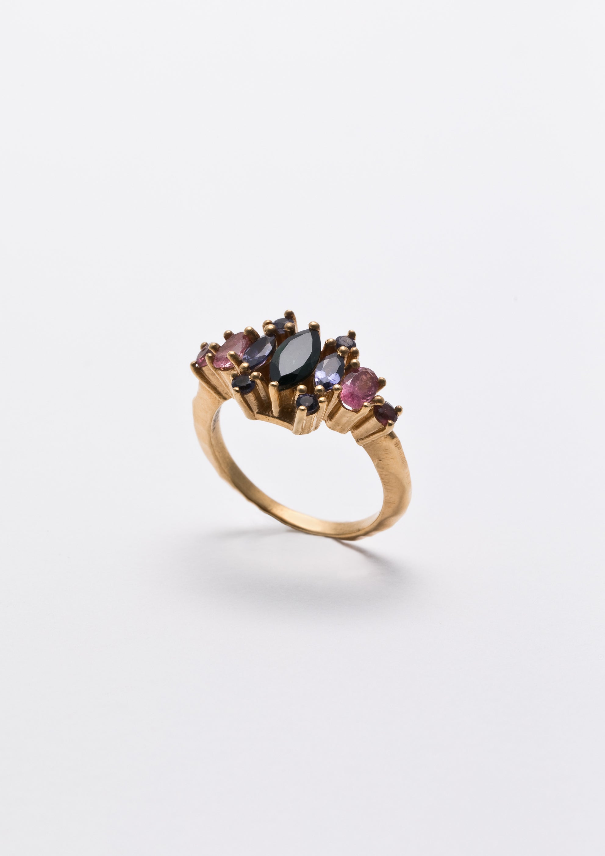 Voodoo Jewels Bold Shapes Kamala anello tormaline tanzaniti