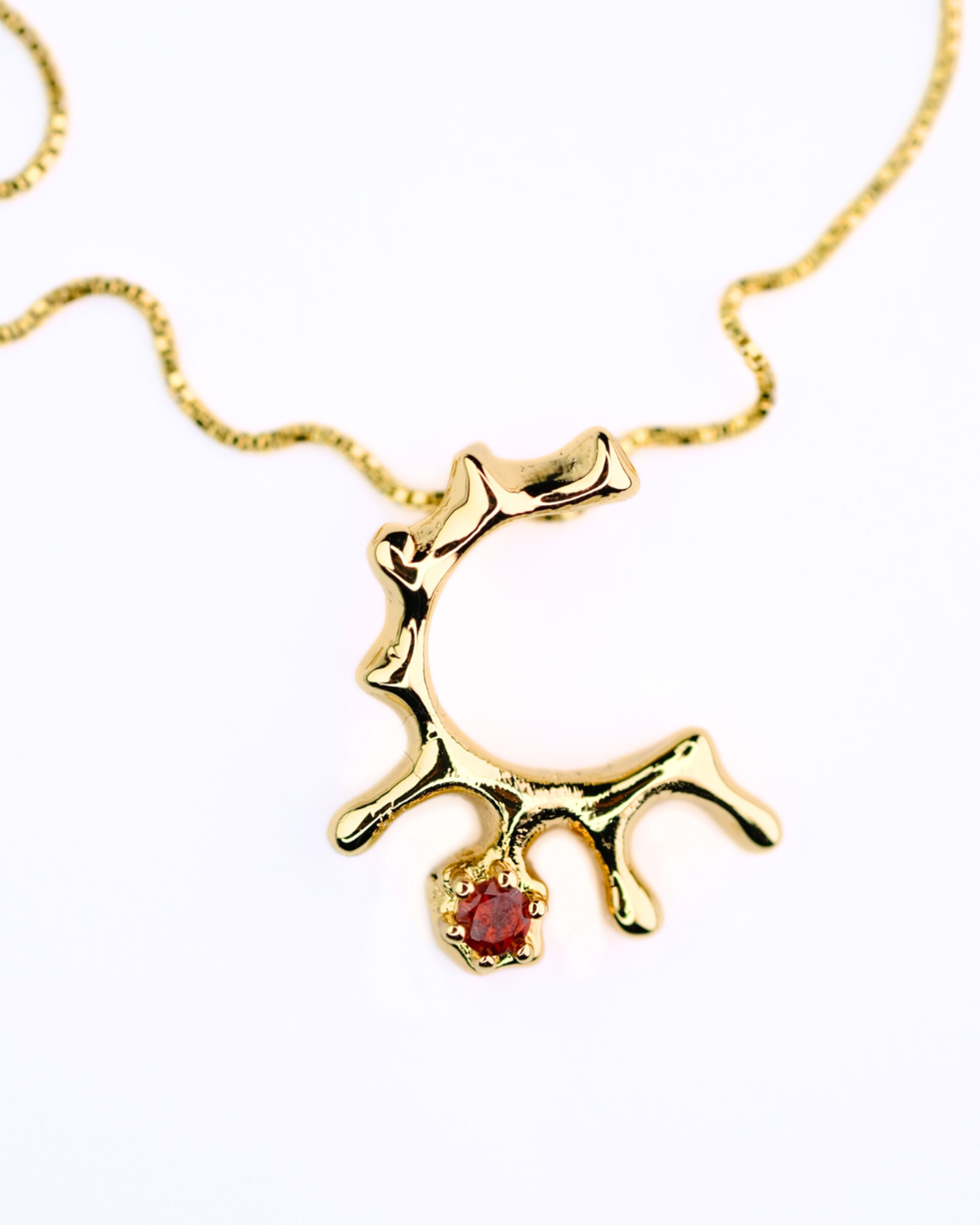 Voodoo Jewels Voodoolarium collana lettera A placcato oro 45 cm