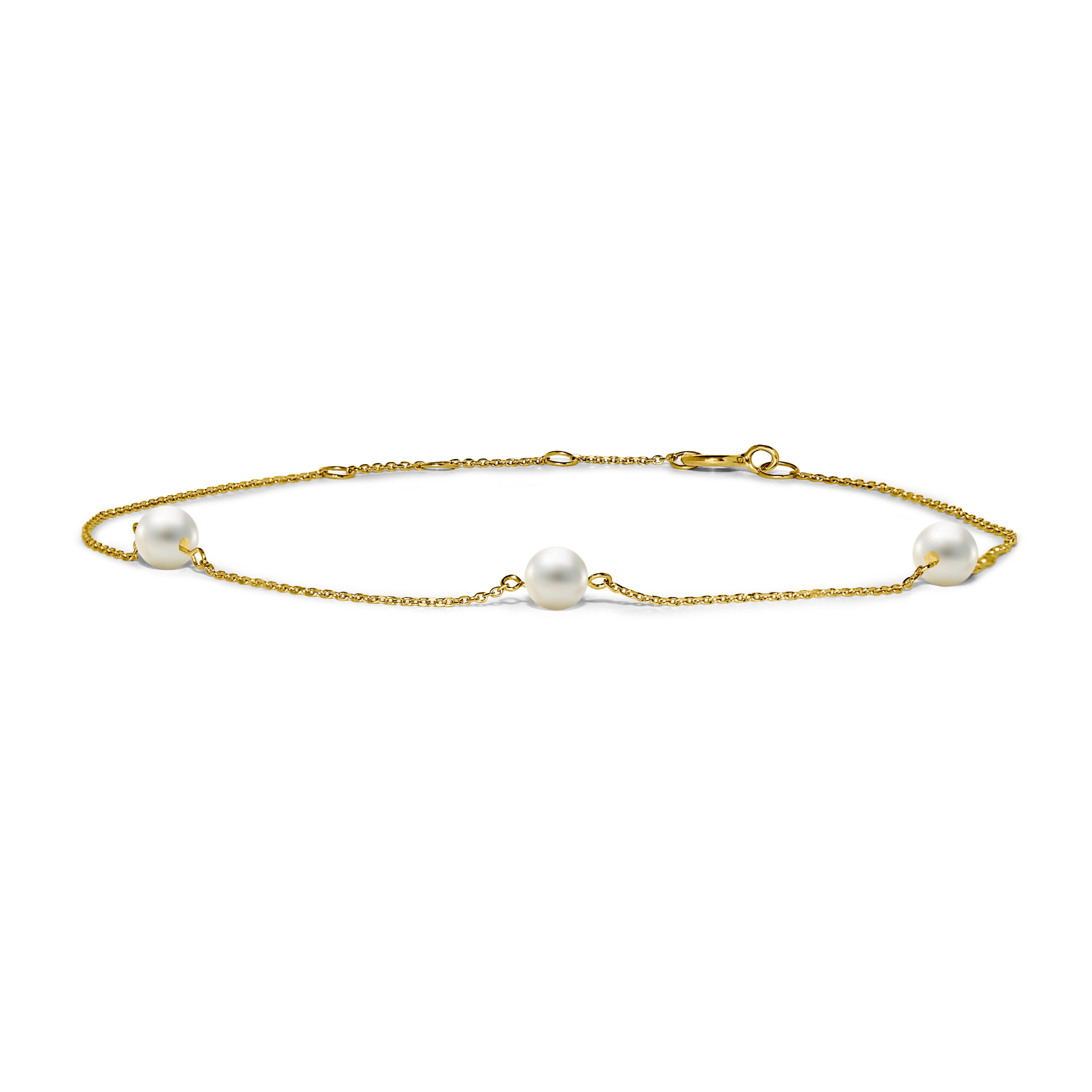 MIORE bracciale oro giallo 14kt perla coltivata