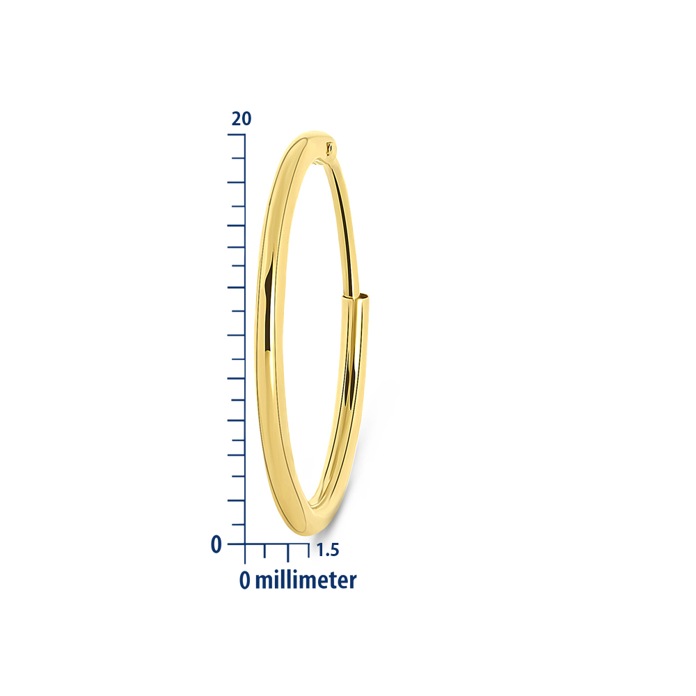 Miore Earrings Orecchini Oro Giallo 14Kt 585