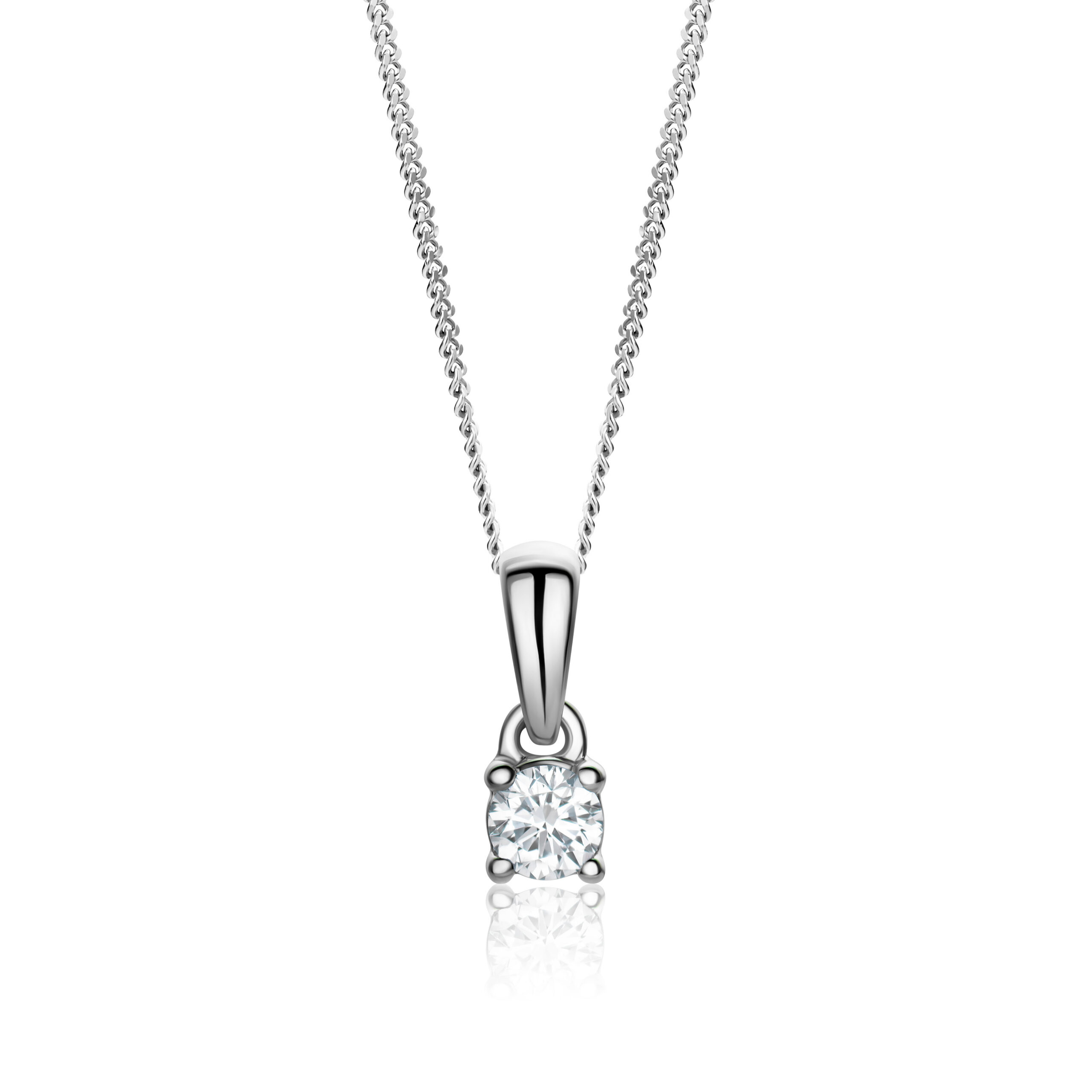 Miore Necklace Collana in Oro Bianco 14KT 585