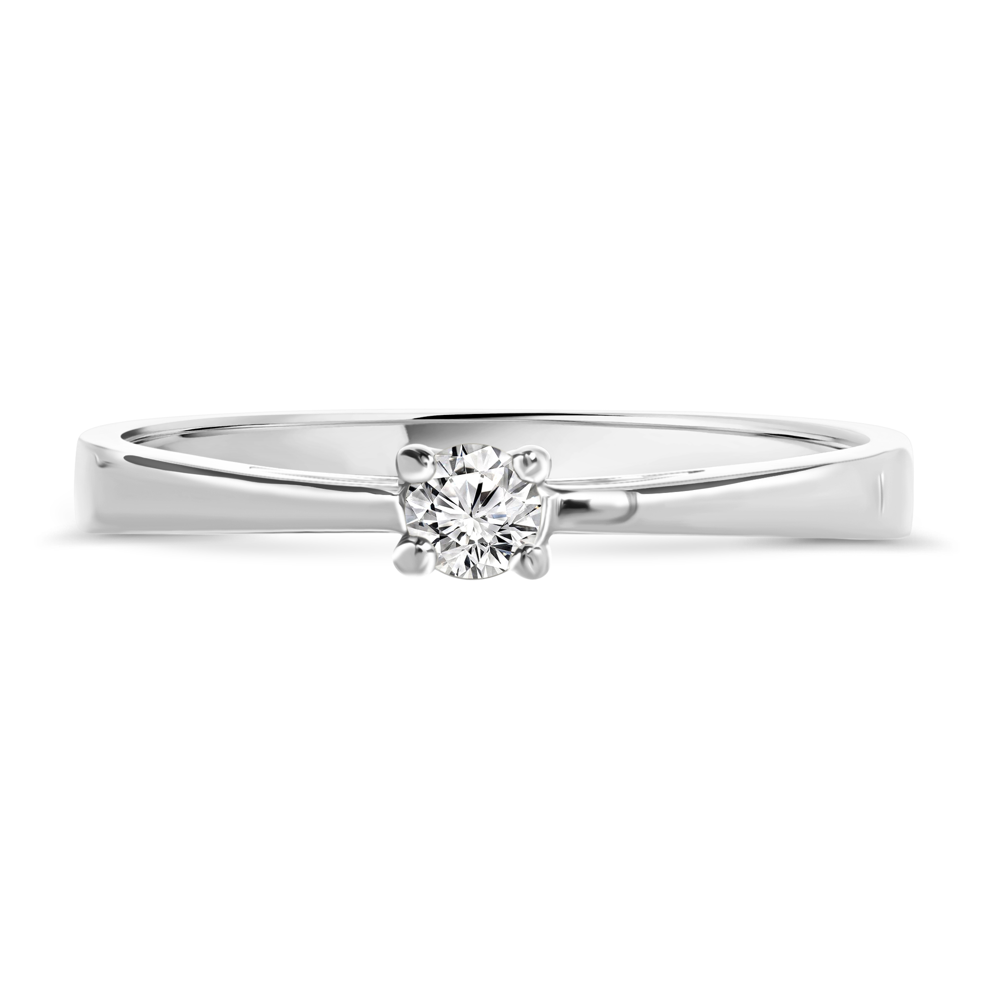 Miore Anello in Oro Bianco 14Kt 585