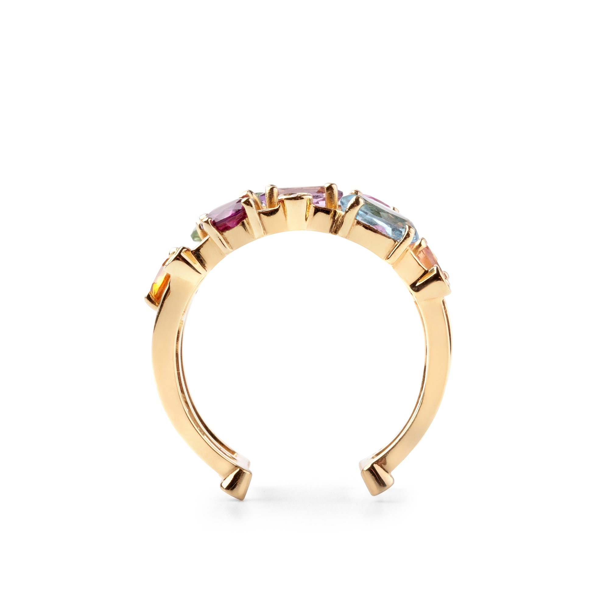 Noi Gioielli Incanto Anello oro giallo 18k pietre 0,15 ct
