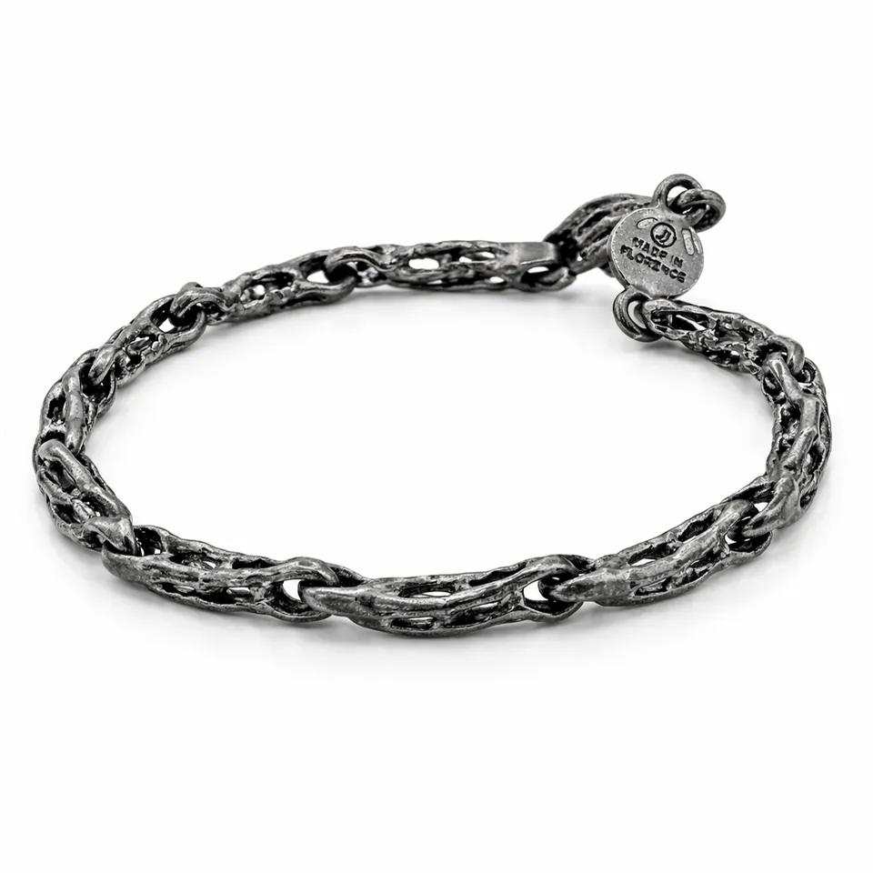 Anna Gioielli Marte Bracciale Argento Semirigido 22 cm Brunito