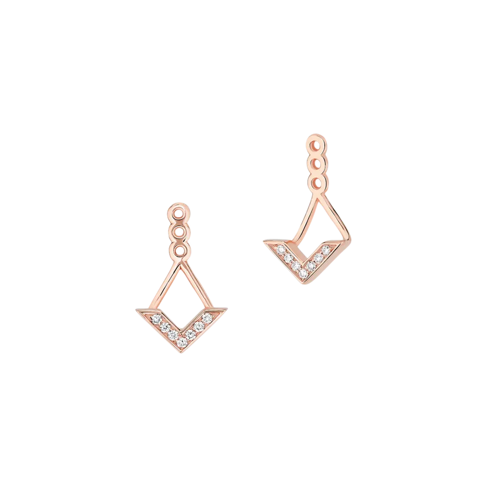 Korloff Eclat JL-JEE09 Orecchini oro rosa diamanti