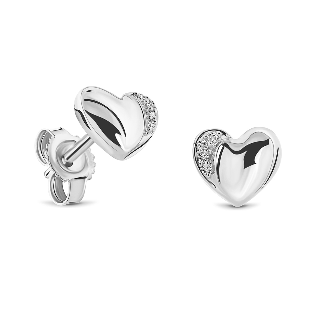 Miore Earrings Orecchini Oro Bianco 9Kt