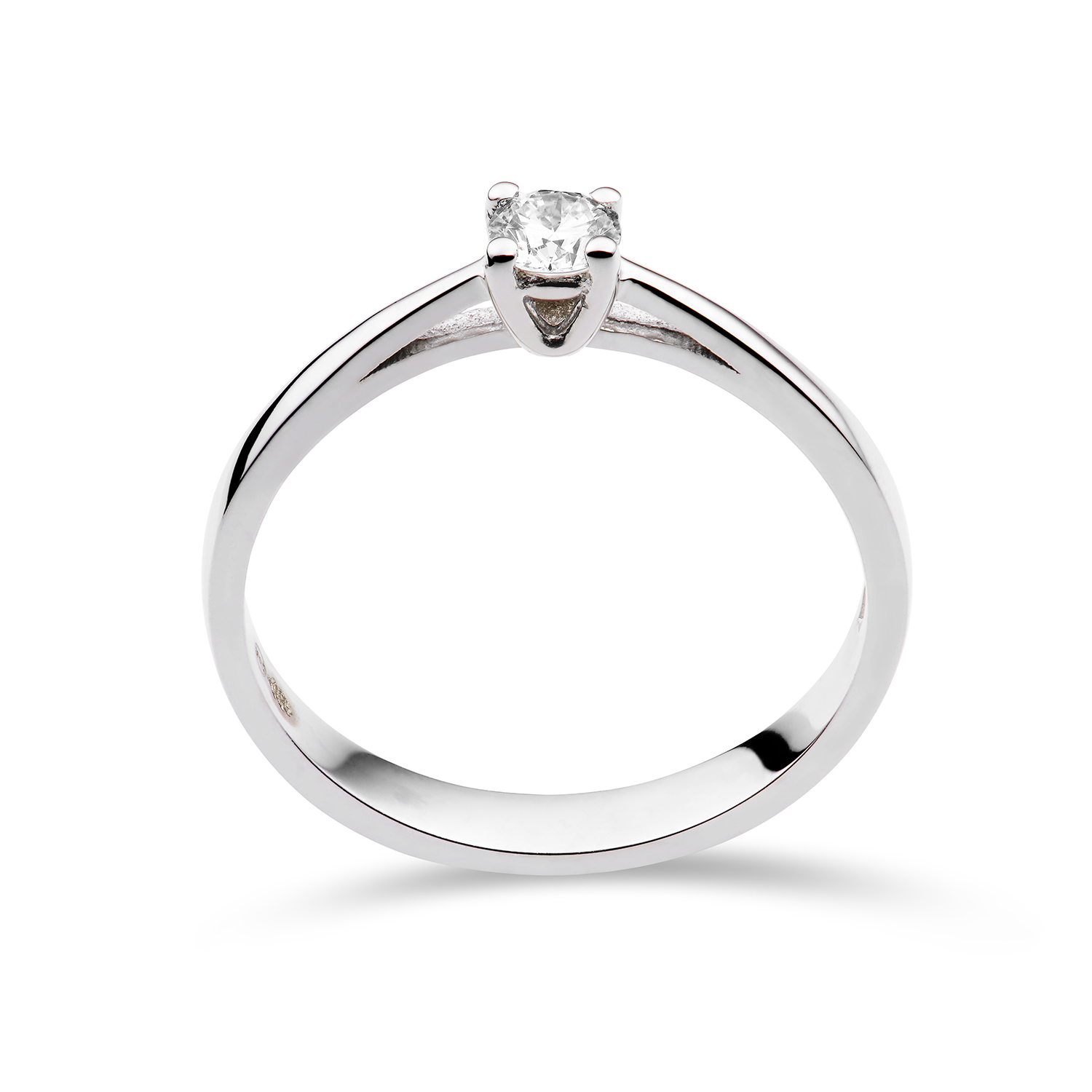 Miore Ring anello oro bianco 14kt 585 donna