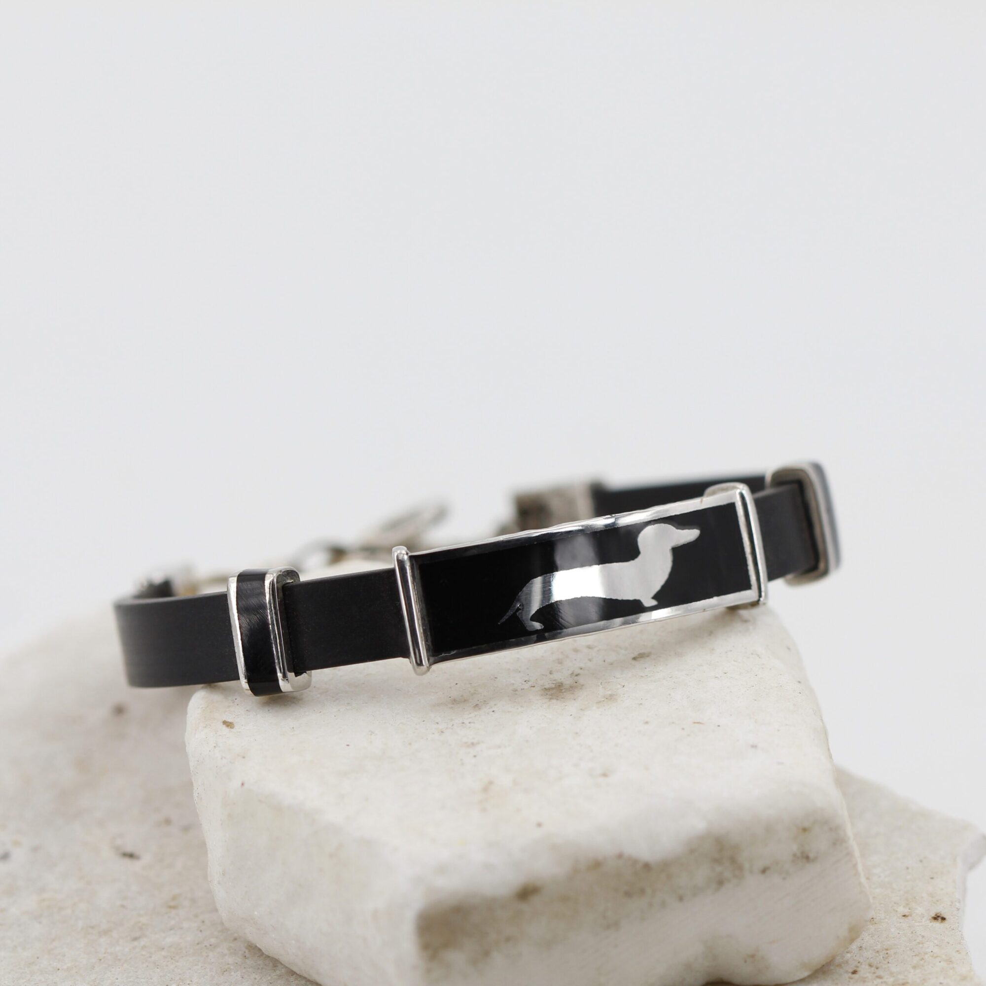 Anna Gioielli Braccialetti bracciale argento bassotto gomma