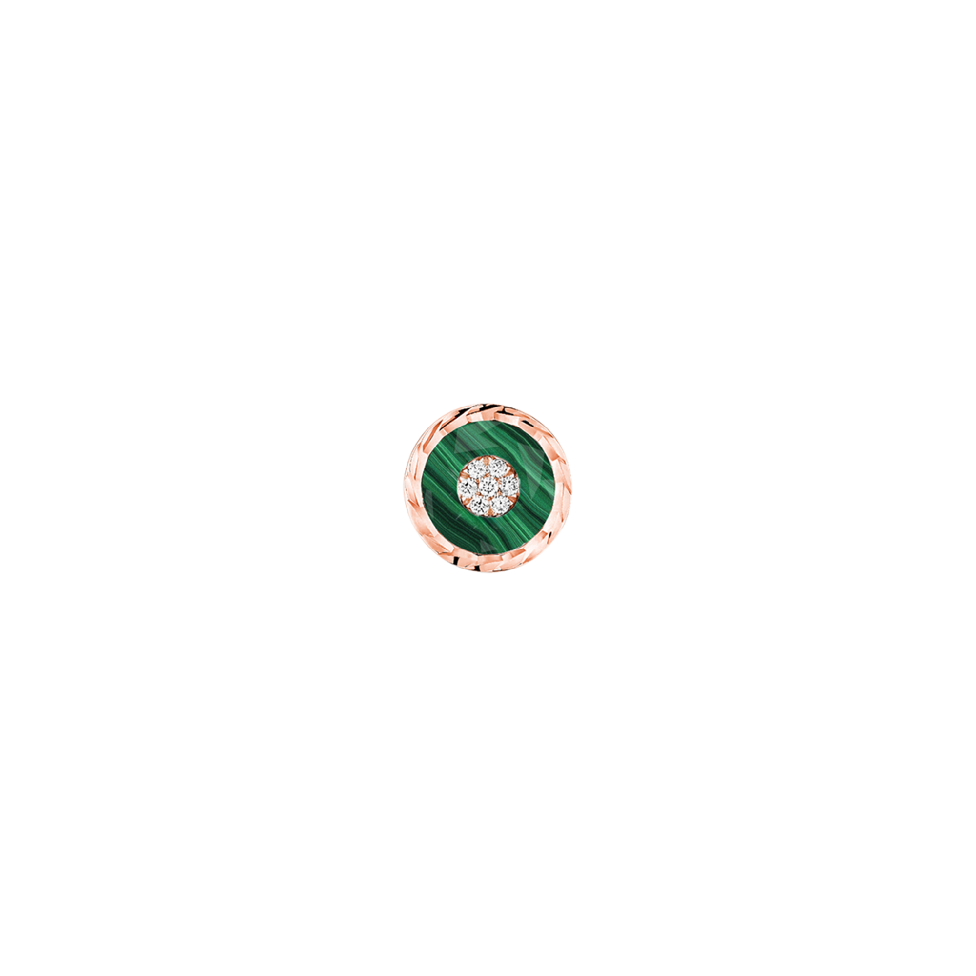 Korloff Je Play JL-JJPE05 orecchino oro rosa malachite