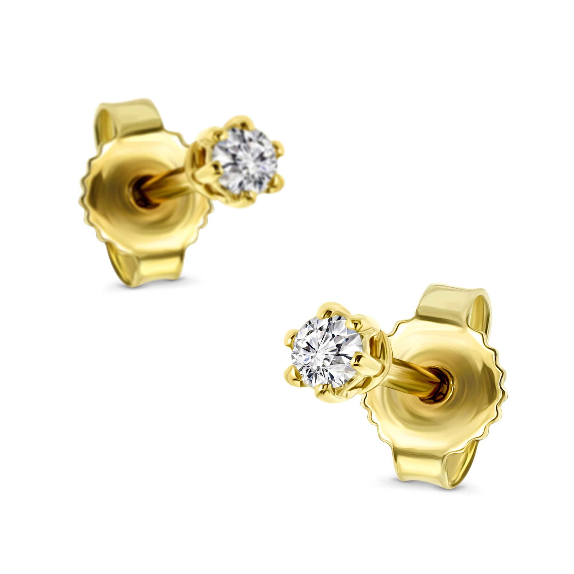 Miore Earrings Orecchini Oro Giallo 14KT Senza Pietra