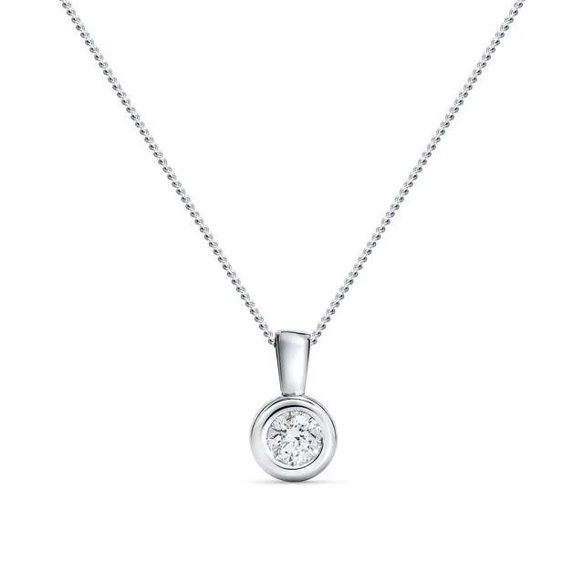 Miore Collana Oro Bianco 14 Kt (585)