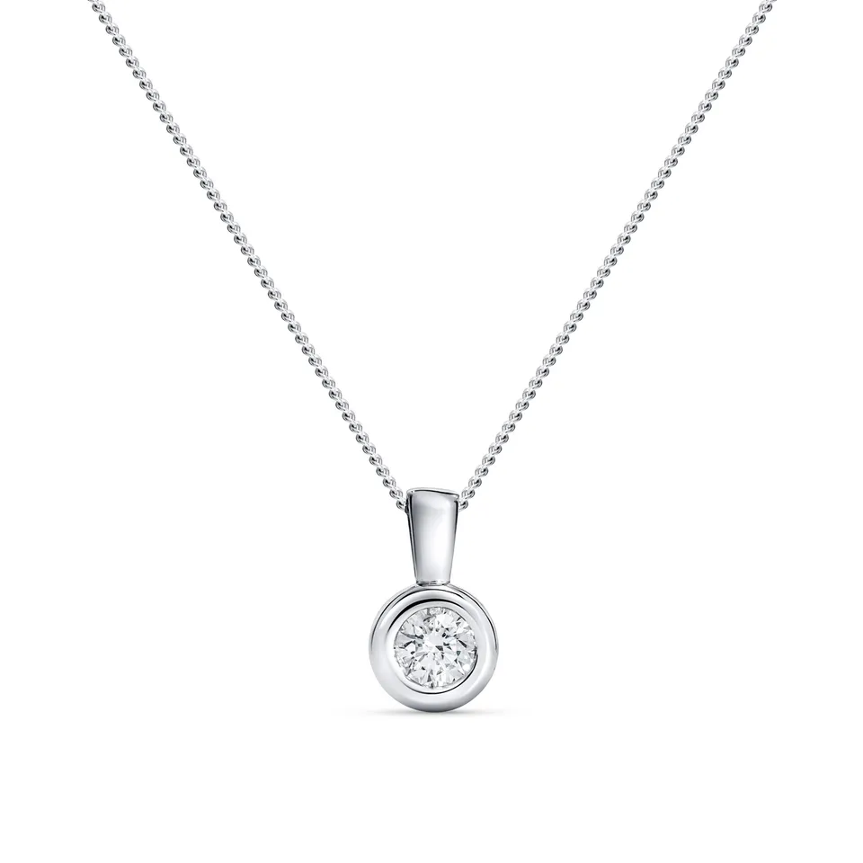 Miore Collana Oro Bianco 14 Kt (585)