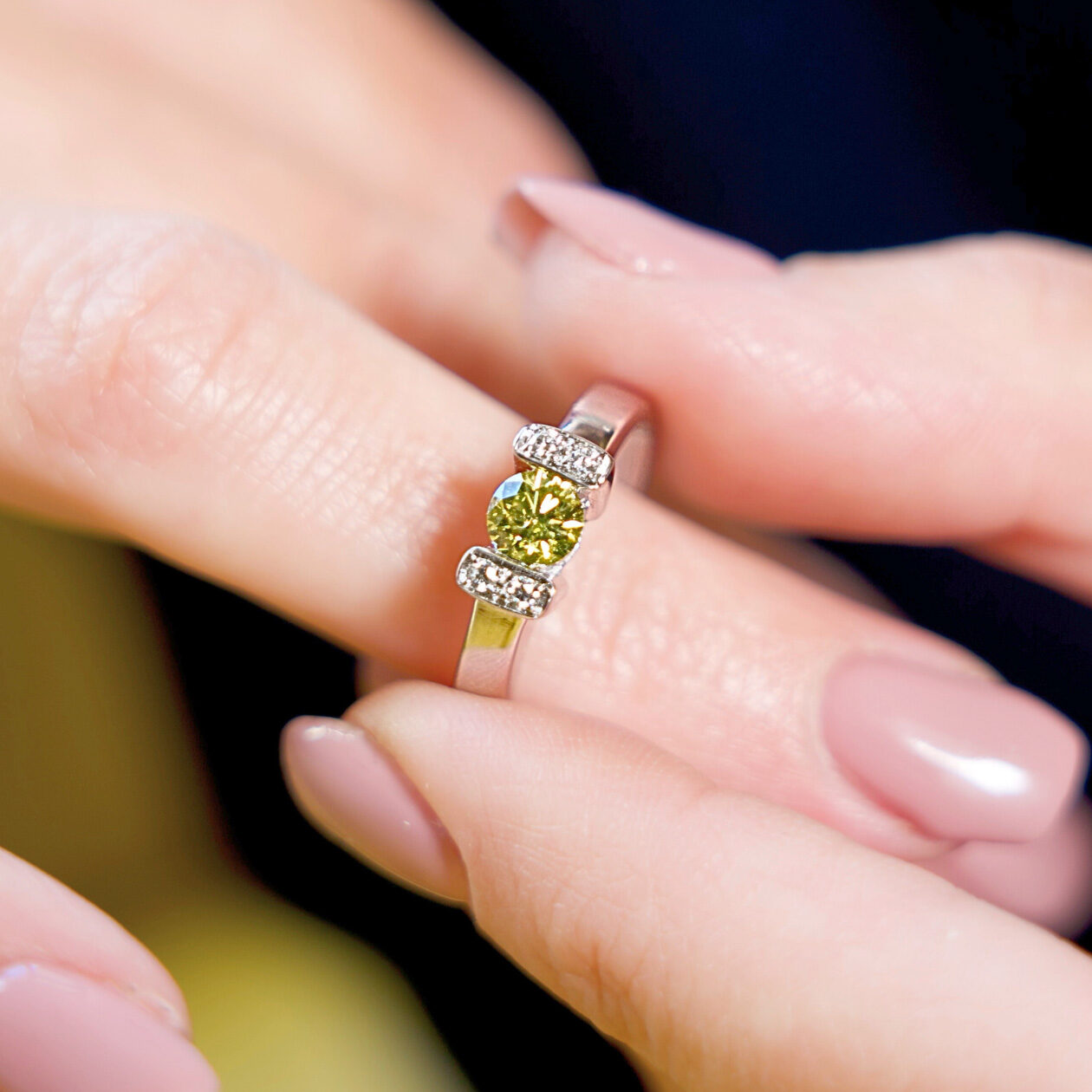 Anna Gioielli Classici Anello Oro Bianco Diamante 0,55 ct