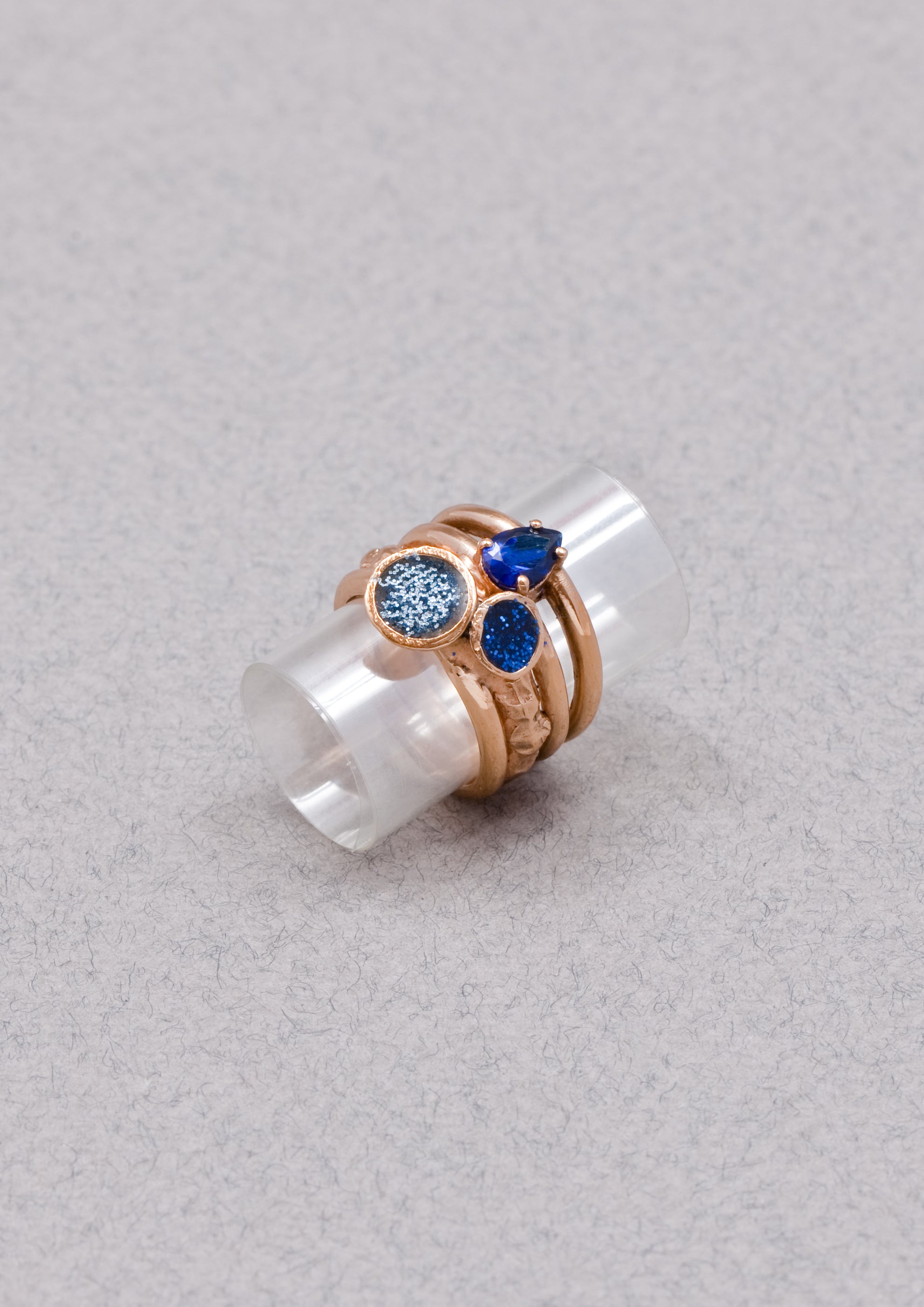Voodoo Jewels Ambrosia anello bronzo goccia glitter