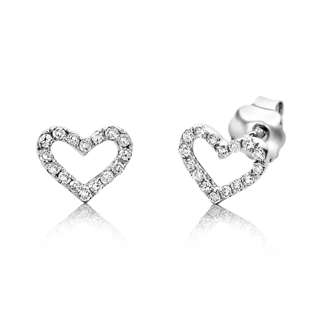 Miore Earrings Orecchini Oro Bianco 9 Kt
