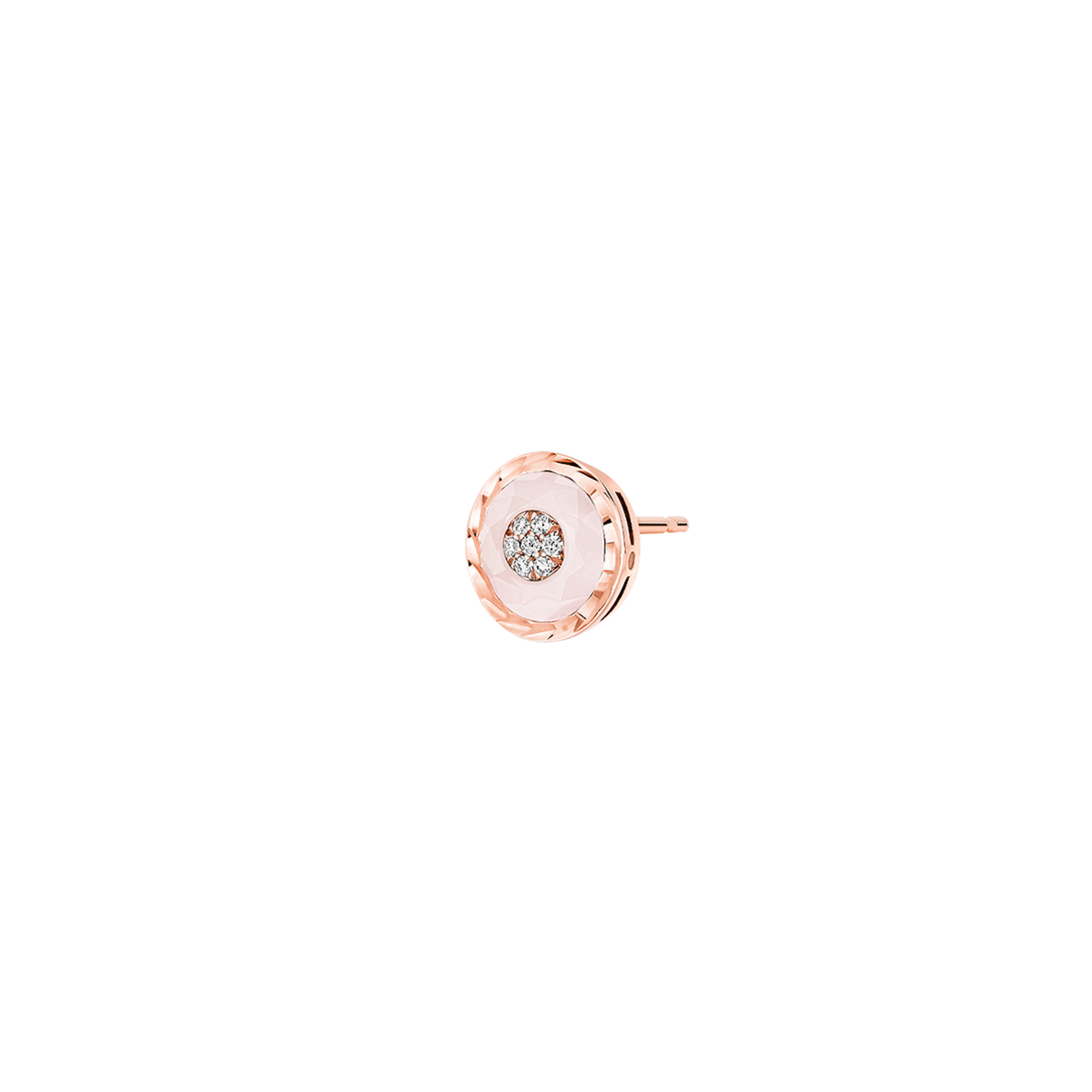 Korloff Je Play JL-JJPE05 mono orecchino oro rosa opale