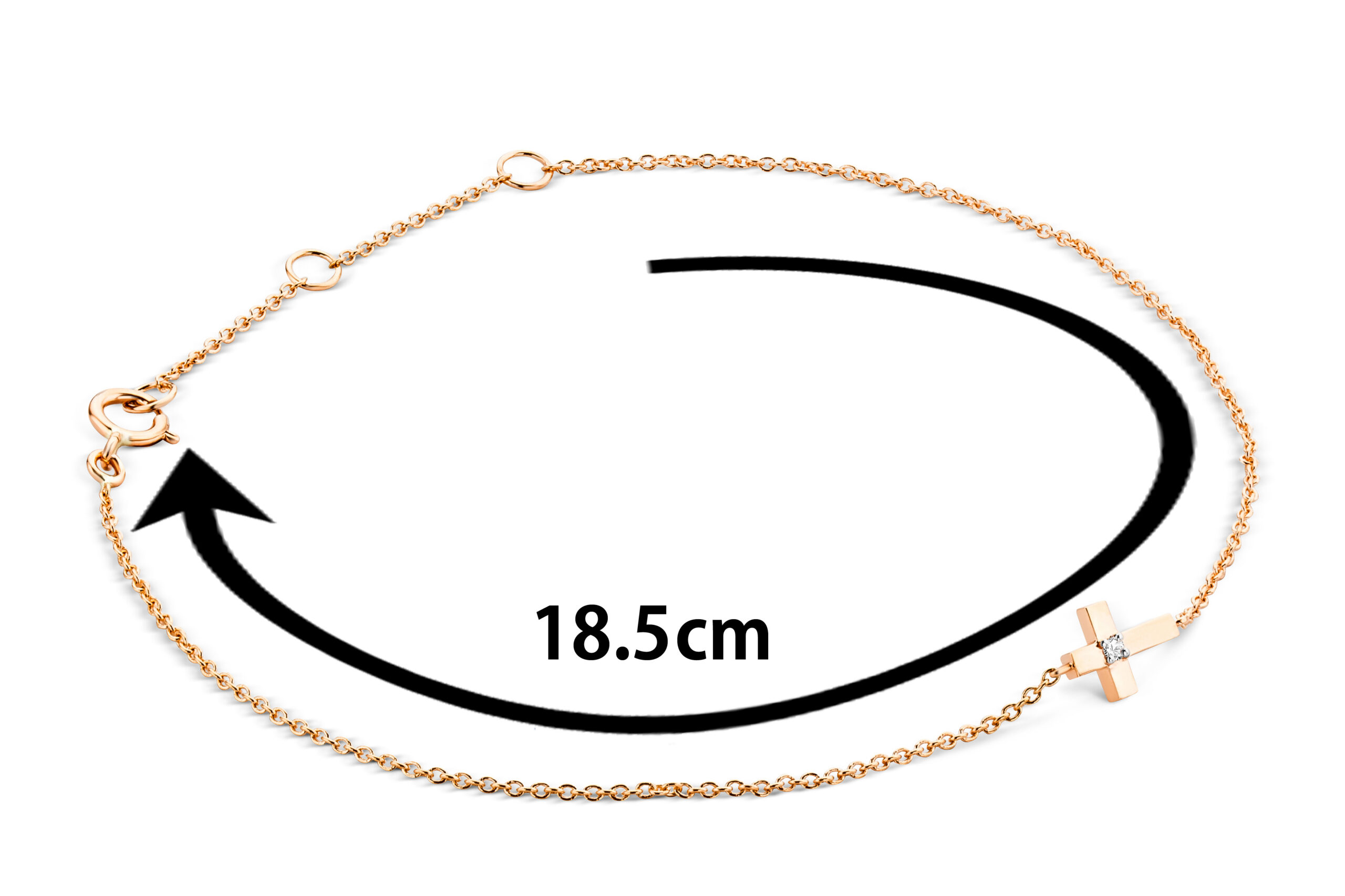 Miore Bracelet Bracciale Oro Rosa 9KT 375
