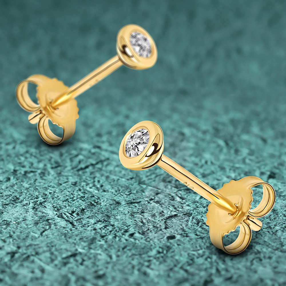 Miore Earrings Orecchini Oro Giallo 9Kt 375