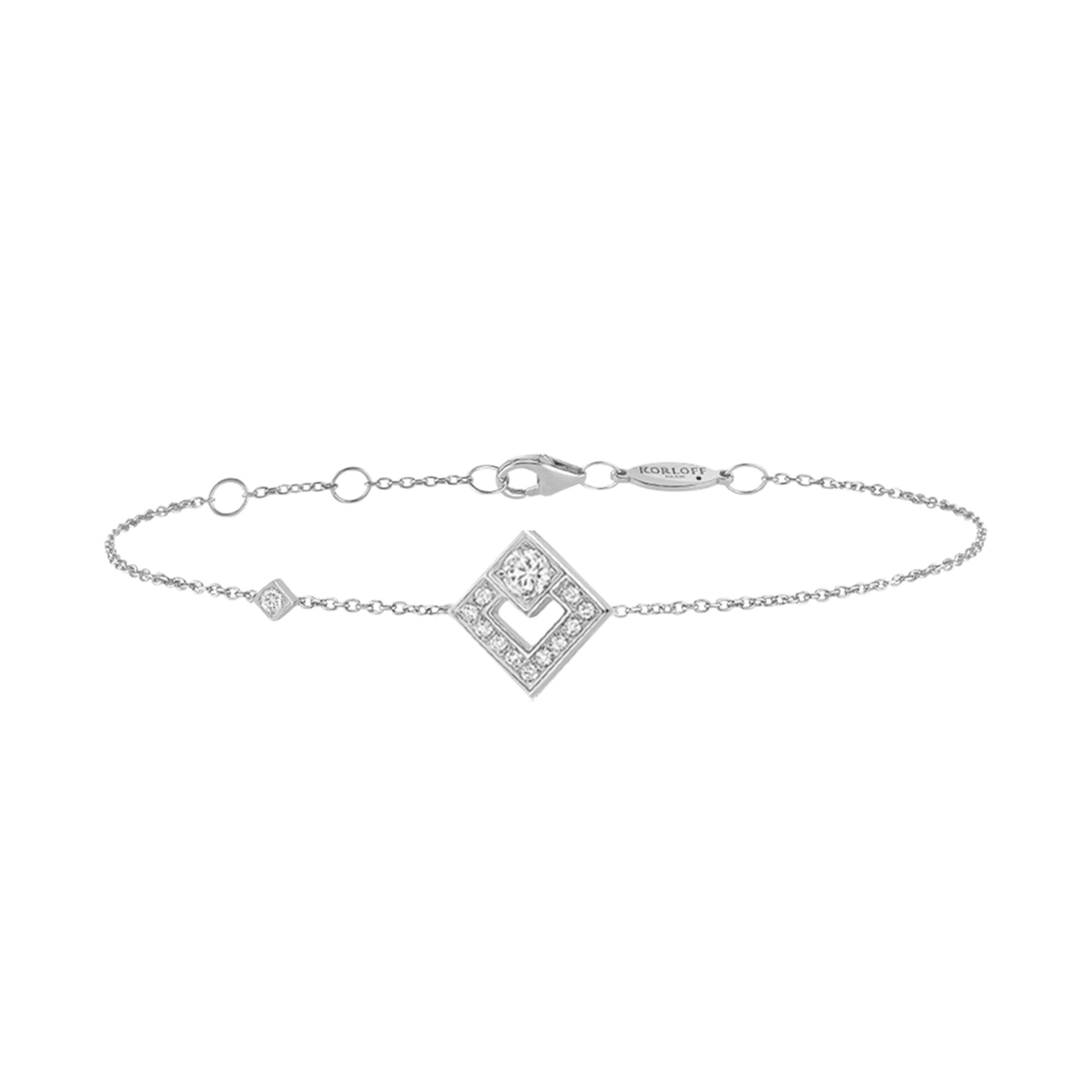 Korloff Eclat JL-JEB01 bracciale oro bianco diamanti