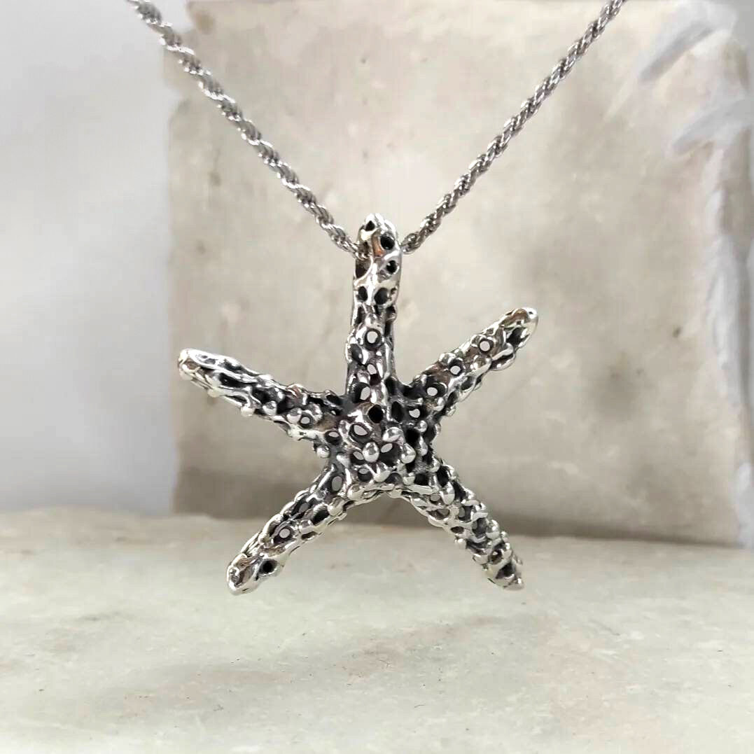 Anna Gioielli Marte Stella Marina pendente argento con catena
