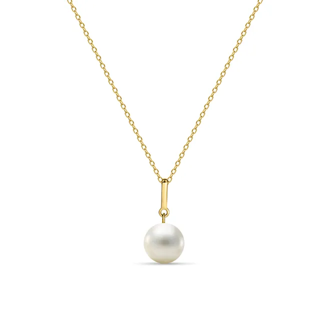 Miore Necklace Collana Oro Giallo 14Kt Perla